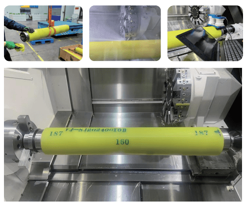 WIRE GUIDE ROLLER COATING & GROOVING FACTORY SOLUTION